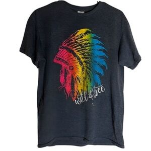 Show Your Wild Side with Delta Pro‎ Weight Indian Head Shirt - Size Medium!